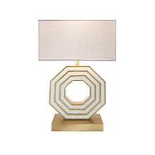 Load image into Gallery viewer, Dior Octagonal Shell Table Lamp thomas-george-gallery