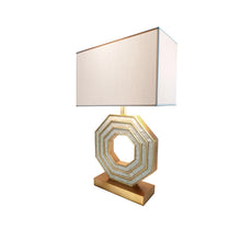 Load image into Gallery viewer, Dior Octagonal Shell Table Lamp thomas-george-gallery