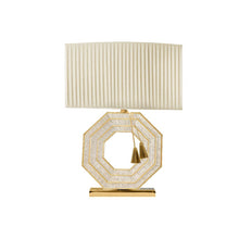 Load image into Gallery viewer, Dior Octagonal Shell Table Lamp thomas-george-gallery