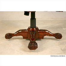 Load image into Gallery viewer, English Chippendale Executive Swivel Armchair 948 thomas-george-gallery