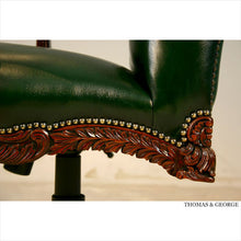 Load image into Gallery viewer, English Chippendale Executive Swivel Armchair 948 thomas-george-gallery