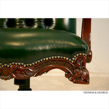 Load image into Gallery viewer, English Chippendale Executive Swivel Armchair 948 thomas-george-gallery