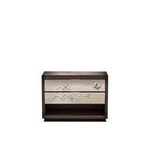 Load image into Gallery viewer, Nuovo 2-Drawer Chest with Blossom Leather thomas-george-gallery