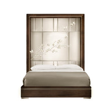 Load image into Gallery viewer, Nuovo Blossom Artisan Leather Headboard thomas-george-gallery