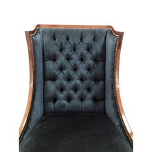 Load image into Gallery viewer, Nuovo Wing Chair with Acantha Sculpted Leather thomas-george-gallery