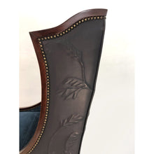 Load image into Gallery viewer, Nuovo Wing Chair with Acantha Sculpted Leather thomas-george-gallery