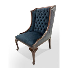Load image into Gallery viewer, Nuovo Wing Chair with Acantha Sculpted Leather thomas-george-gallery