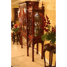 Load image into Gallery viewer, Oriental 4-Door China Cabinet thomas-george-gallery
