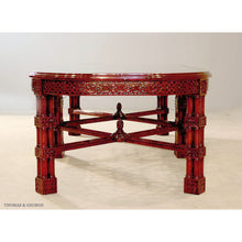 Load image into Gallery viewer, Oriental Chippendale Dining Table thomas-george-gallery
