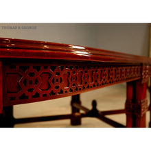 Load image into Gallery viewer, Oriental Chippendale Dining Table thomas-george-gallery