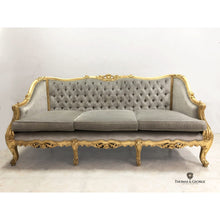 Load image into Gallery viewer, Radice Hand Carved 3 Seater-Sofa Gilded thomas-george-gallery