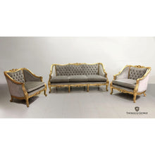 Load image into Gallery viewer, Radice Hand Carved 3 Seater-Sofa Gilded thomas-george-gallery
