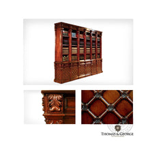 Load image into Gallery viewer, Regency Trellis Bookcase 6-Panel thomas-george-gallery