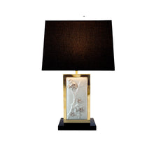 Load image into Gallery viewer, Sculpted Blossom Leather Lamp II thomas-george-gallery
