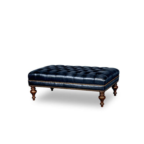 Chesterfield Tufted Leather Ottoman thomas-george-gallery
