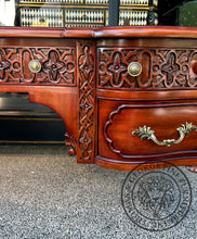 Load image into Gallery viewer, English Chippendale Fretwork Writing Table
