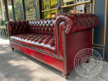 Load image into Gallery viewer, Classic Chesterfield Sofa with Tufted Seat 3 Seater thomas-george-gallery

