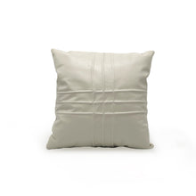 Load image into Gallery viewer, Cross Sculpted Leather Cushion | Throw Pillow
