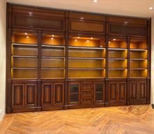 Load image into Gallery viewer, Custom Mahogany Cabinets, Doors and Wall Paneling thomas-george-gallery
