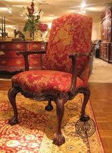 Load image into Gallery viewer, English Chippendale Arm Chair 948 Upholstered thomas-george-gallery
