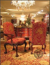 Load image into Gallery viewer, English Chippendale Arm Chair 948 Upholstered thomas-george-gallery
