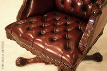 Load image into Gallery viewer, English Chippendale Gentleman’s Swivel Chair thomas-george-gallery
