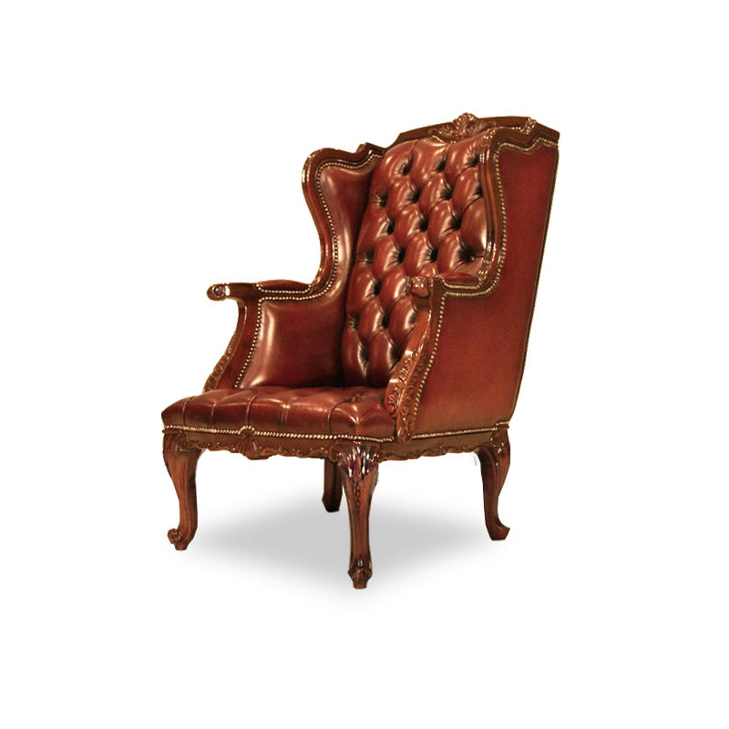 English Chippendale Gentleman’s Wing Chair