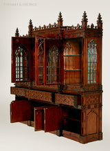 Load image into Gallery viewer, Gothic 4-Door China Cabinet thomas-george-gallery
