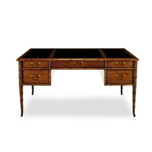 Load image into Gallery viewer, Hamptons Faux Bamboo Writing Table thomas-george-gallery
