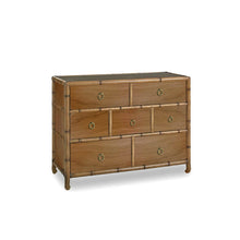 Load image into Gallery viewer, Chinoise Bamboo Chest (7-Drawer)
