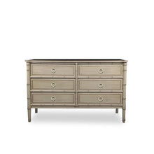 Load image into Gallery viewer, Chinoise Bamboo Horizontal Chest (6-Drawer)
