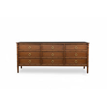 Load image into Gallery viewer, Chinoise Bamboo Horizontal Chest (9-Drawer)

