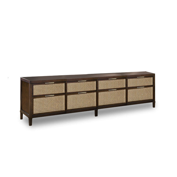 Solihiya TV Console (8-Drawer | 4-Door)