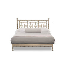 Load image into Gallery viewer, Kaia Fretwork Bamboo Style Bed
