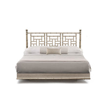 Load image into Gallery viewer, Kaia Fretwork Bamboo Style Bed
