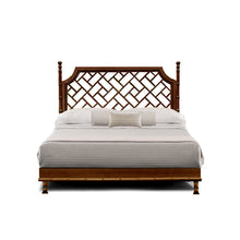 Load image into Gallery viewer, Aberdeen Fretwork Bamboo Style Bed
