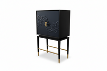 Load image into Gallery viewer, Nuovo Bar Cabinet  with Leather Doors (Acantha)
