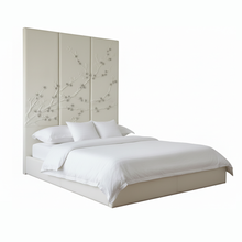 Load image into Gallery viewer, Nuovo Blossom Artisan  Leather Headboard
