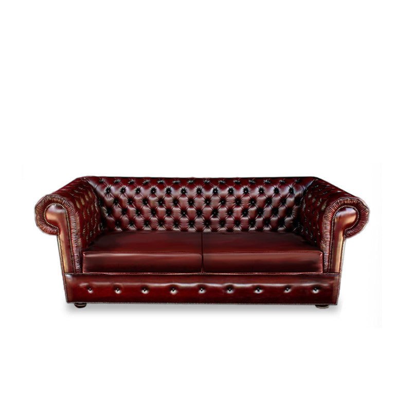 Pleat Chesterfield Seat 3-Seater Pleated Arms | Loose Cushion thomas-george-gallery