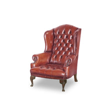 Load image into Gallery viewer, Walter Queen Anne Tufted Wing Chair

