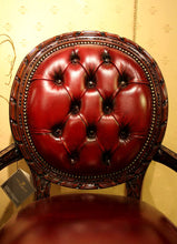 Load image into Gallery viewer, Cameo Louis XV Arm Chair Leather

