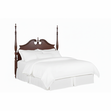 Load image into Gallery viewer, English Chippendale Finial Crown High Post Bed
