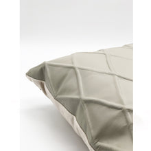Load image into Gallery viewer, Trellis Sculpted Leather Cushion | Throw Pillow
