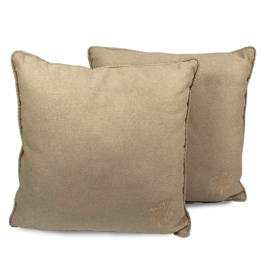 Latte Beige Cushion | Throw Pillow