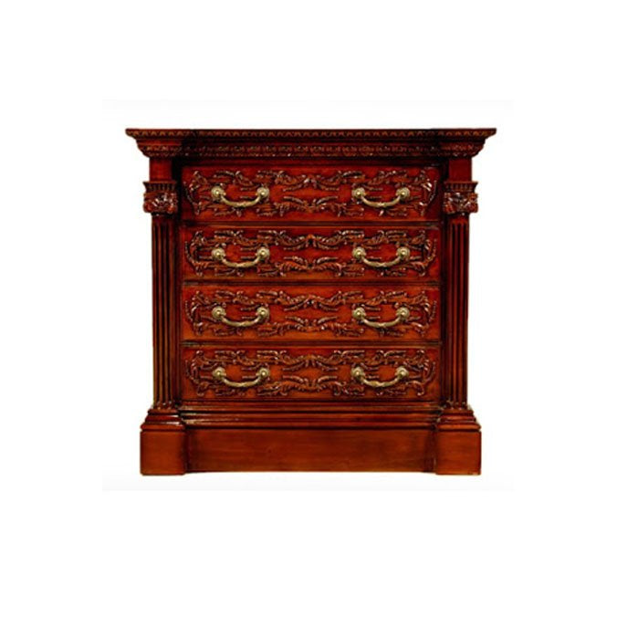 Architectural Tudor 4-Drawer Nightstand