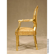 Load image into Gallery viewer, Cameo Gilded Lattice Chair thomas-george-gallery
