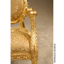 Load image into Gallery viewer, Cameo Gilded Lattice Chair thomas-george-gallery
