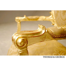 Load image into Gallery viewer, Cameo Gilded Lattice Chair thomas-george-gallery
