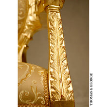 Load image into Gallery viewer, Cameo Gilded Lattice Chair thomas-george-gallery
