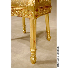 Load image into Gallery viewer, Cameo Gilded Lattice Chair thomas-george-gallery
